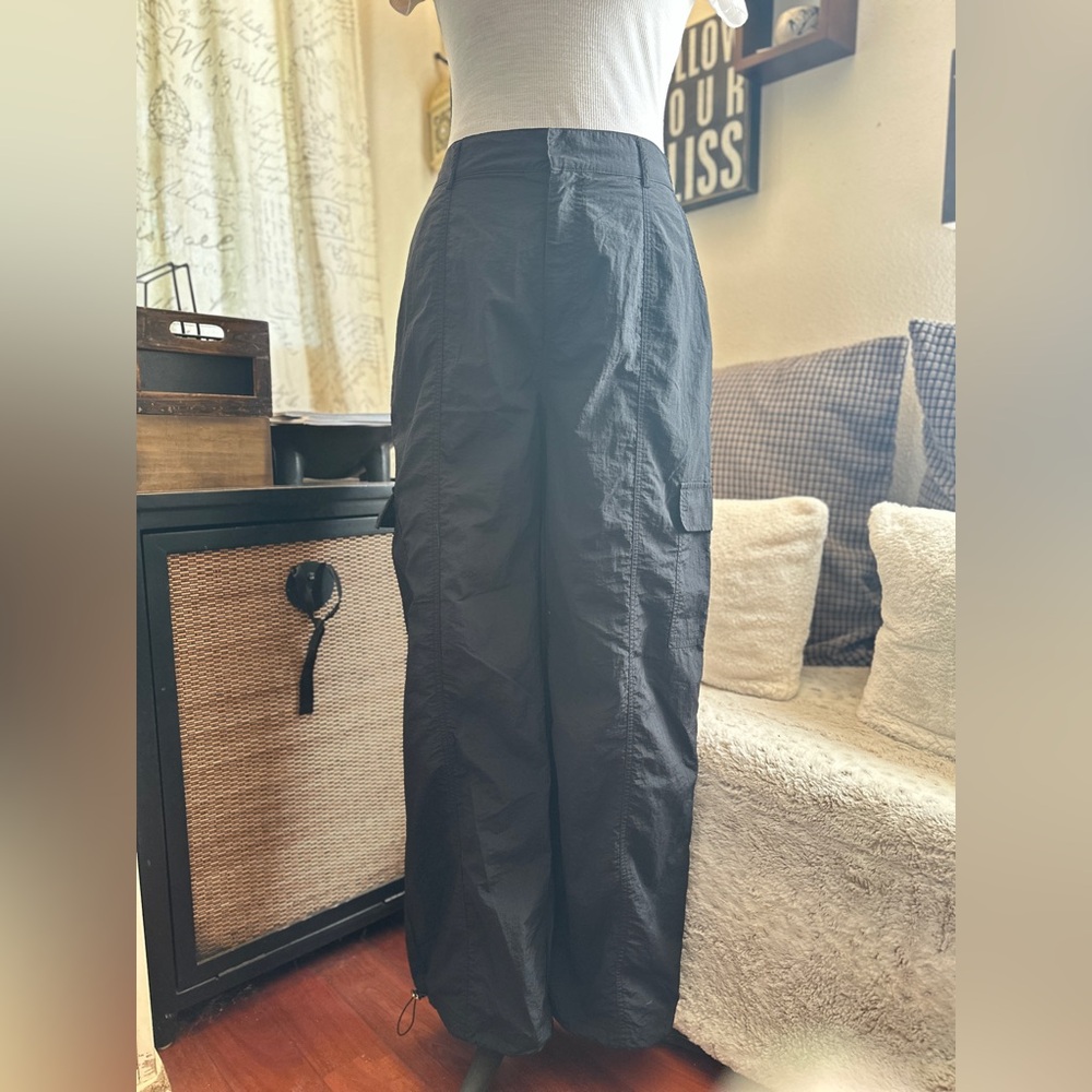 Love Tree by Jeans Warehouse Black Parachute Pants